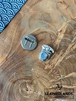 Bag Buckle Closure in Gold or Silver/Tassen Gesp In Het Goud of Silva - Leathercraft tools