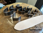 Belt Shape Punching Blade Set Of 10/ Ronded Hoek Holpijp (Sku069) Leathercraft Tools