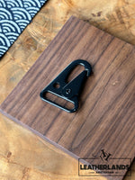 Buckle with Hook in Mat Black/Gesp Met Haak in Met Zwart(BSKU015) - Leathercraft tools