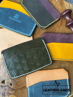 Create Your Own Personalized Leather Card Holder