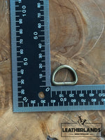 D Ring - Vintage - inner width 20mm / 2 - Leathercraft tools