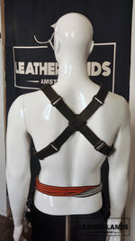INTERCHANGEABLE HARNESS - Black Handstitched