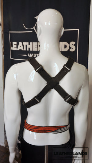 INTERCHANGEABLE HARNESS - Black Handstitched