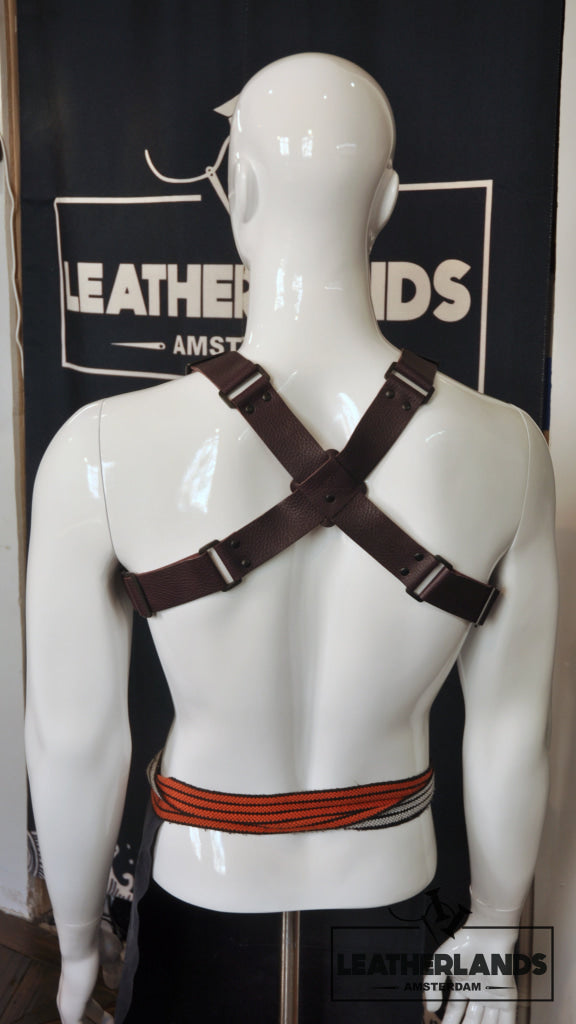 INTERCHANGEABLE HARNESS - Purple Handstitched