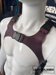 INTERCHANGEABLE HARNESS - Purple Handstitched
