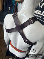 INTERCHANGEABLE HARNESS - Purple Handstitched