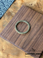 Key Ring/Sleutelhanger Ring - Brass 1 (inner dia 24mm outer dia 30mm) / 2 - Leathercraft tools