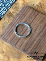 Key Ring/Sleutelhanger Ring - Silver (inner dia 29mm outer dia 35mm) / 2 - Leathercraft tools