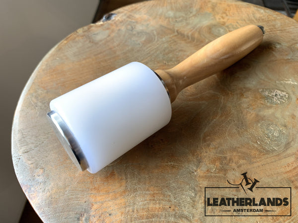 Leer Hamer Met Houten Handvat WONVOC 2 Stuks Lederen Hamer Leathercraft Gereedschap, Nylon Houten Handvat, Voor Doe-het-zelf Stempelen En Naaien Leer Hamer Met Houten Handvat WONVOC 2 Stuks Lederen Hamer Leathercraft Gereedschap, Nylon Houten Handvat, Voor Doe-het-zelf Stempelen En Naaien