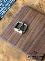 Pin Buckle in Solid Brass/Pin Gesp in Massief Messing - Vintage - inner width 15mm x 18mm / 2 - Leathercraft tools