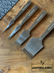 Premium Pricking Irons/ Hoge Kwaliteit Leer Vorken (4 Mm) (Sku102) Leathercraft Tools