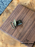 Small Strap Buckle with Clip/ Kleine Riemgesp met Clip (BSKU016) - Leathercraft tools