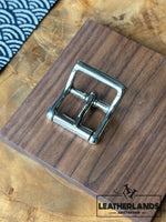 Solid Brass Belt Buckle in Silver/ Massief Messing Gesp - Leathercraft tools