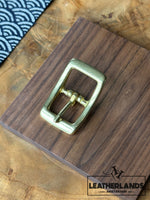 Solid Brass Belt Buckle/ Massief Messing Gesp - Leathercraft tools