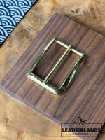 Solid Brass Belt Buckle/ Massief Messing Gesp - Leathercraft tools
