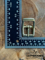 Solid Brass Belt Buckle/ Massief Messing Gesp - Leathercraft tools