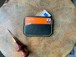 DIY Leather Card Holder (3slots) - Green