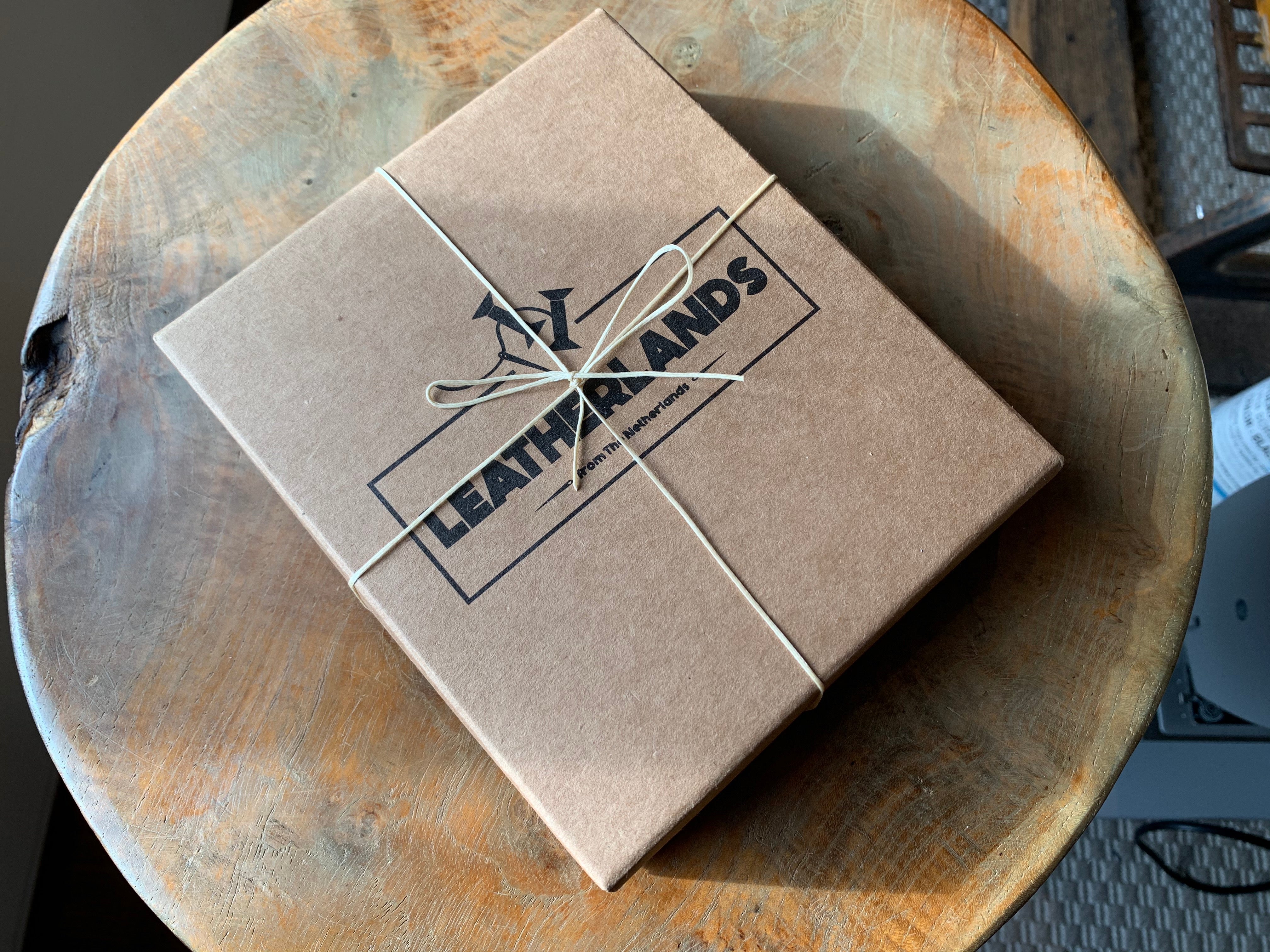 DIY Leather Business Card Holder (2slots) - Navy