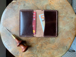 DIY Leather Business Card Holder (2slots) - Dark Brown