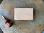 DIY Leather Business Card Holder (2slots) - Natural Tan