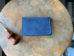 DIY Leather Business Card Holder (2slots) - Navy