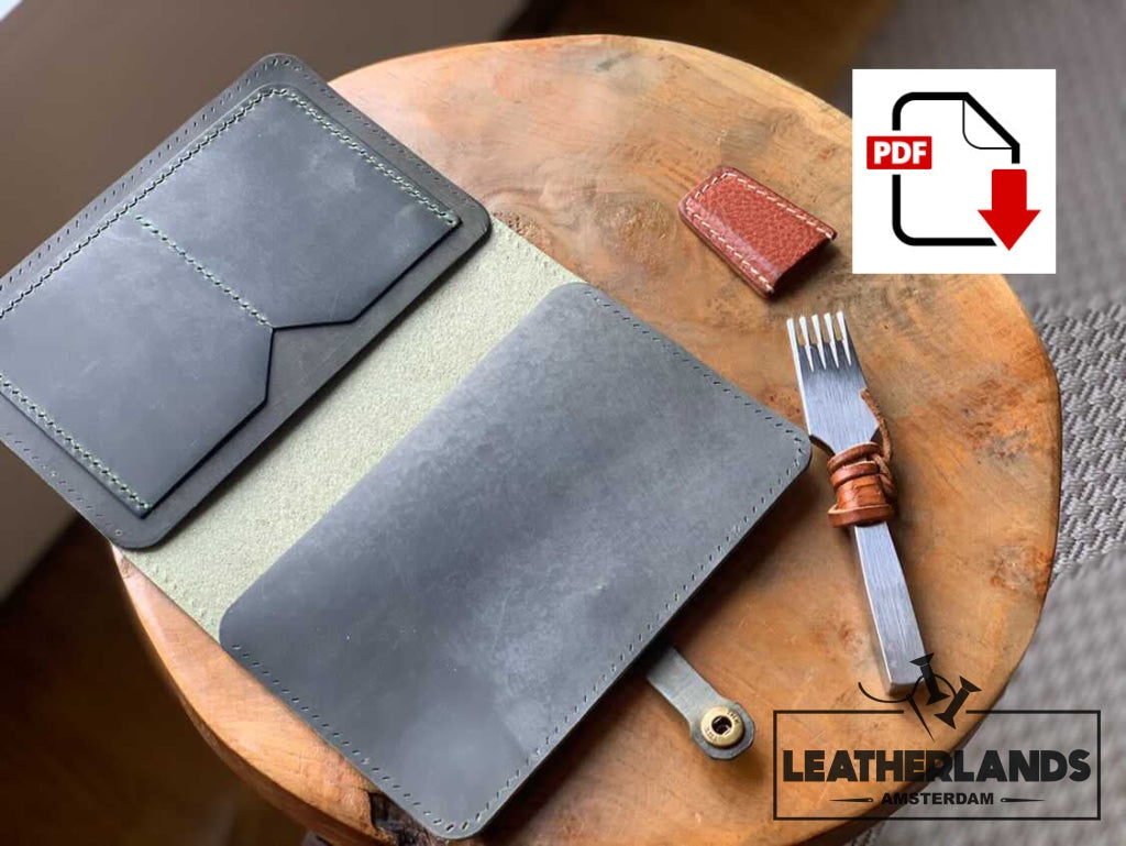 A6 NOTEBOOK COVER/ Digital Pattern – Leatherlands