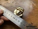 Bag Buckle In Gold/tassen Gesp In Het Goud Leathercraft Tools