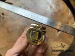 Bag Buckle In Gold/tassen Gesp In Het Goud Leathercraft Tools