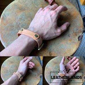 Bracelet - The Spanner In Natural Handstitched