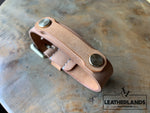 Bracelet - The Spanner In Natural & Ocra Handstitched