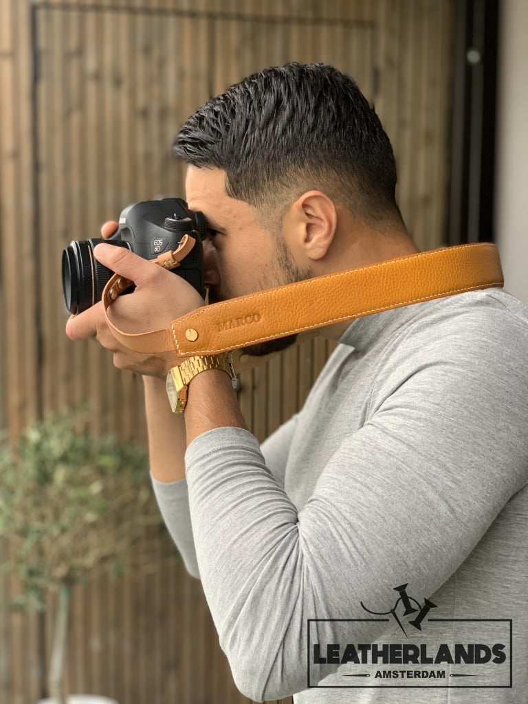 Camera Strap Handstitched