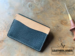 Coin Pouch Card Wallet In Natural & Agave