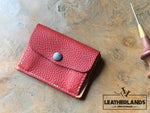 Coin Pouch Card Wallet In Natural & Fiesta