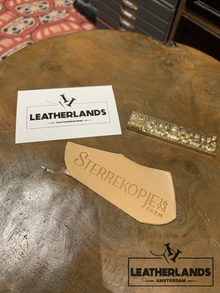 Custom Logo Stamp On Leather Or Other Material Leathercraft Tools