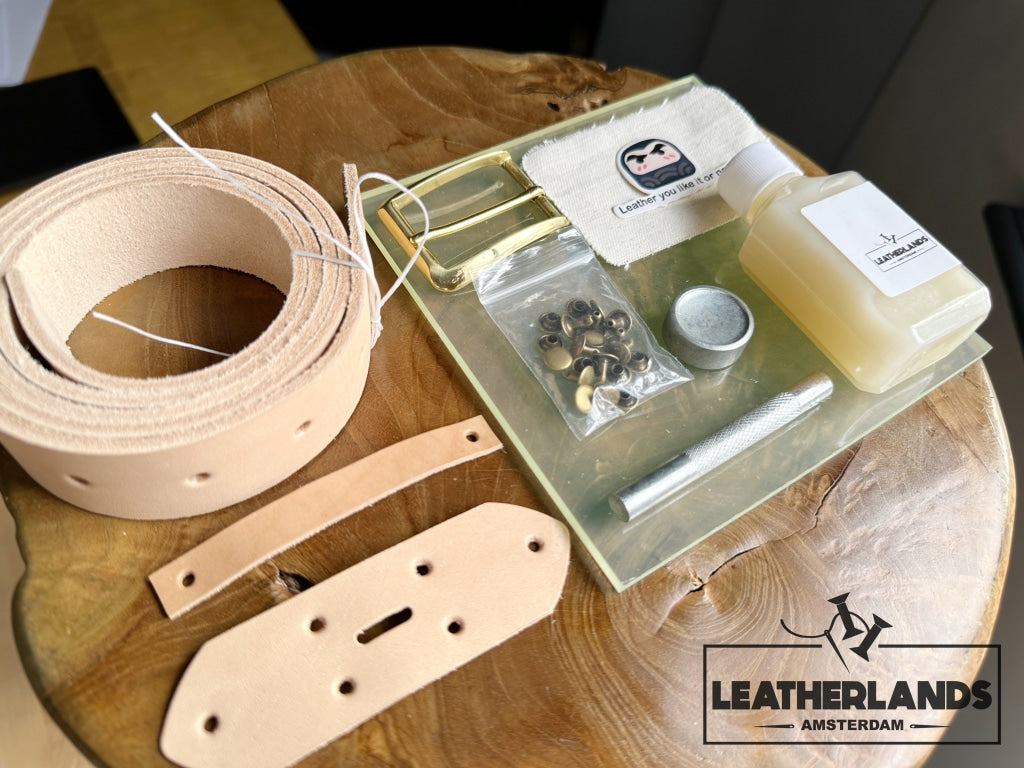 Diy Leather Belt - Natural Tan Diykit