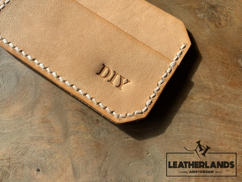 Diy Leather Card Holder - Natural Tan Diykit