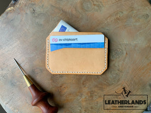 Diy Leather Card Holder - Natural Tan Diykit