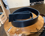 Leather Strap - Shiny Black