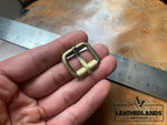 Pin Buckle In Solid Brass/pin Gesp Massief Messing Leathercraft Tools