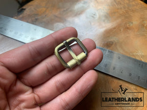 Pin Buckle In Solid Brass/pin Gesp Massief Messing Leathercraft Tools