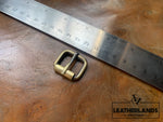 Pin Buckle In Solid Brass/pin Gesp Massief Messing Leathercraft Tools