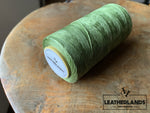 Pre-Waxed Leather Sewing Thread (240 M)/ Gewaxt Naaigaren M) Green Leathercraft Tools