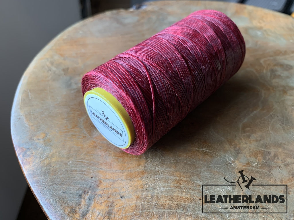 Pre-Waxed Leather Sewing Thread (240 M)/ Gewaxt Naaigaren M) Red Leathercraft Tools