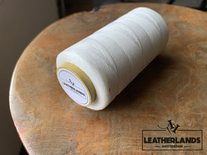 Pre-Waxed Leather Sewing Thread (240 M)/ Gewaxt Naaigaren M) White Leathercraft Tools