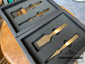 Premium Pricking Irons/ Hoge Kwaliteit Leer Vorken (4 Mm) Leathercraft Tools