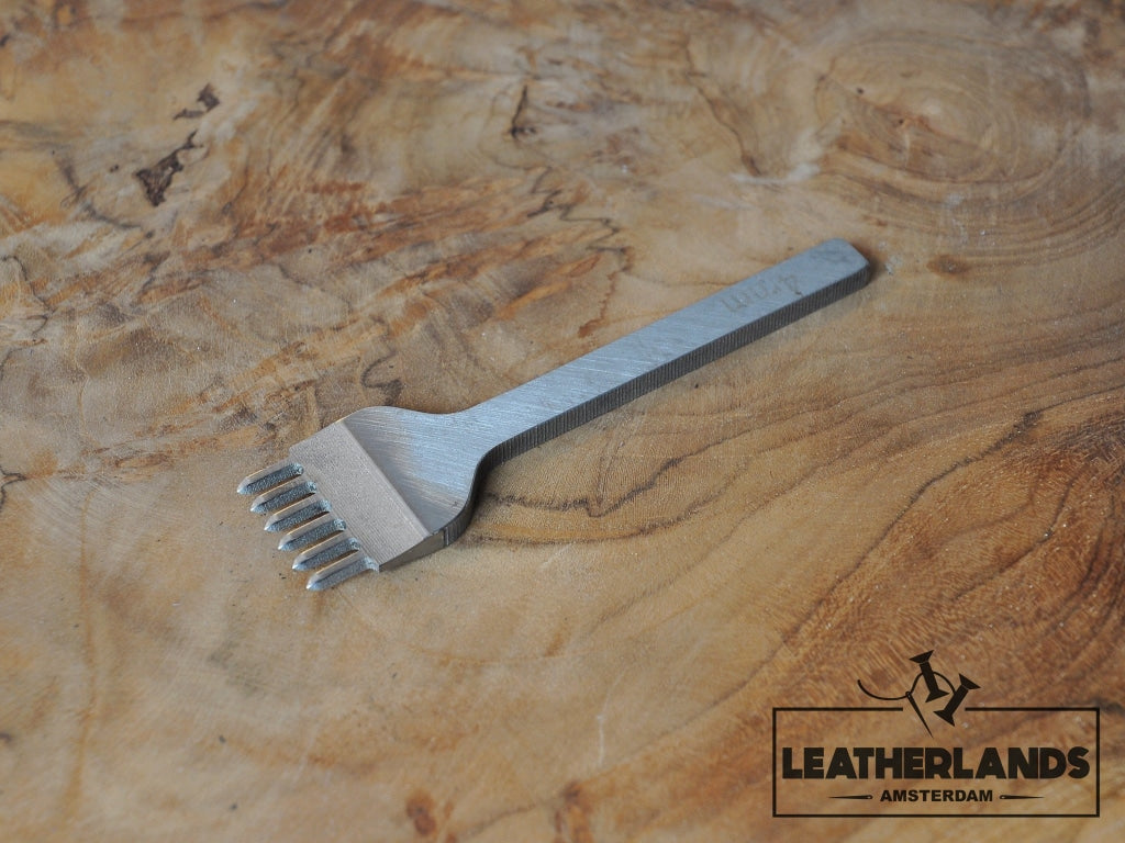 Pricking Irons 4Mm 6 Prong Leathercraft Tools