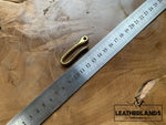 Solid Brass Fish Hook Buckle/massief Messing Vishaak Gesp Leathercraft Tools