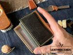 The Flippa Card Holder Ii (6Slots) Handstitched