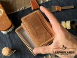 The Flippa Card Holder Ii (6Slots) Handstitched