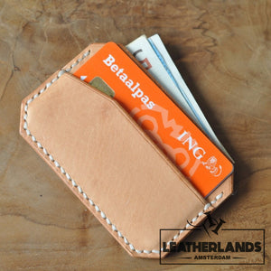 The Trapezoid Card Holder Handstitched